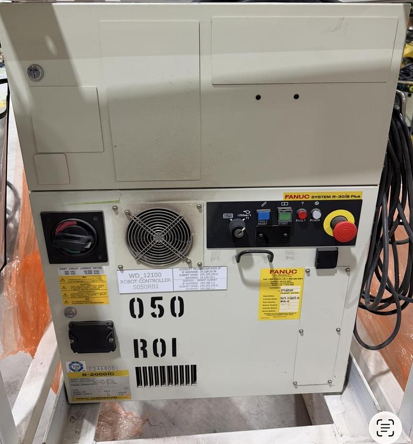 2019 FANUC R-2000IC/210F ARTICULATED ROBOT, 210KG PAYLOAD, 2655MM REACH, R-30IB PLUS CONTROLLER - ARTICULATED ROBOTS