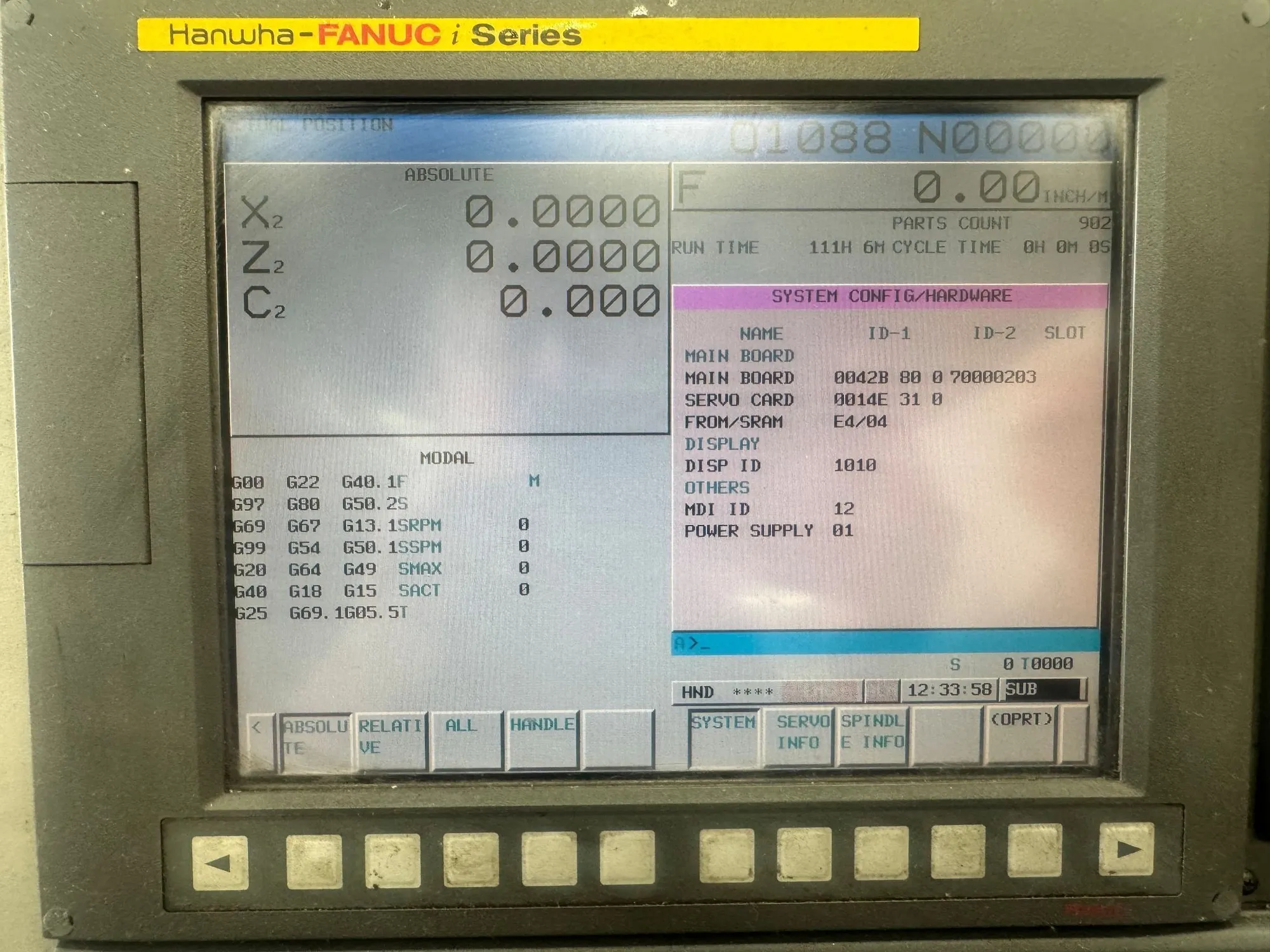 2010 Hanwha XD20H CNC Lathe With Bar Feeder, 5 HP, 10000 RPM, 220V Three Phase - CNC LATHES