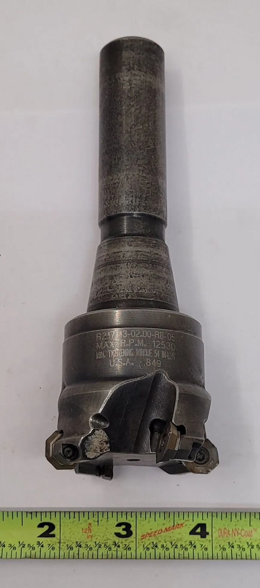 CARBOLOY R217.43-02.00-R8-05 CUTTER W/ R8 ARBOR - MACHINING ACCESSORIES & TOOLING