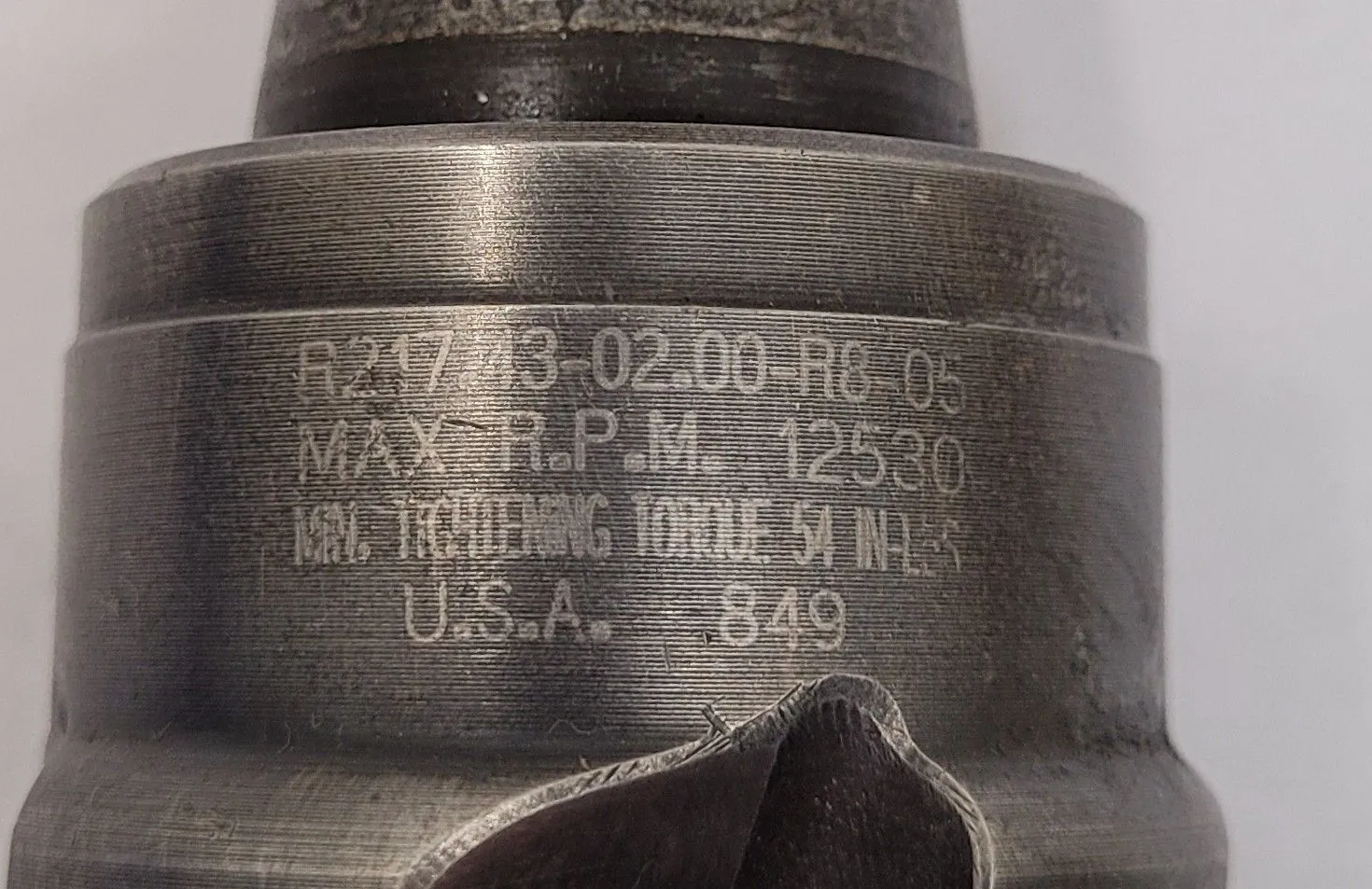 CARBOLOY R217.43-02.00-R8-05 CUTTER W/ R8 ARBOR - MACHINING ACCESSORIES & TOOLING