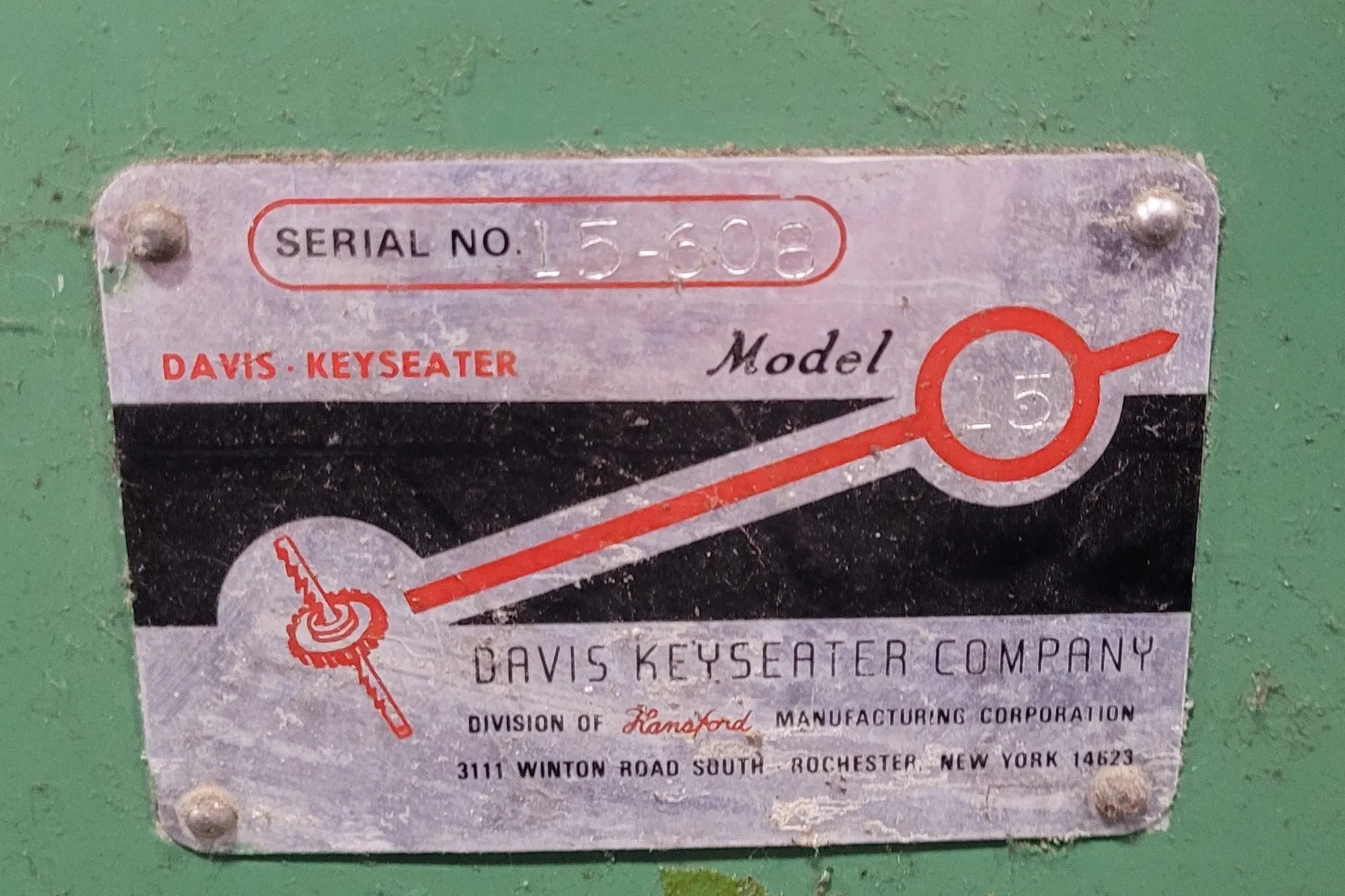 Davis Keyseater Model 15 - Precision Machining Tool for Efficient Keyway Cutting - KEYSEATING MACHINES