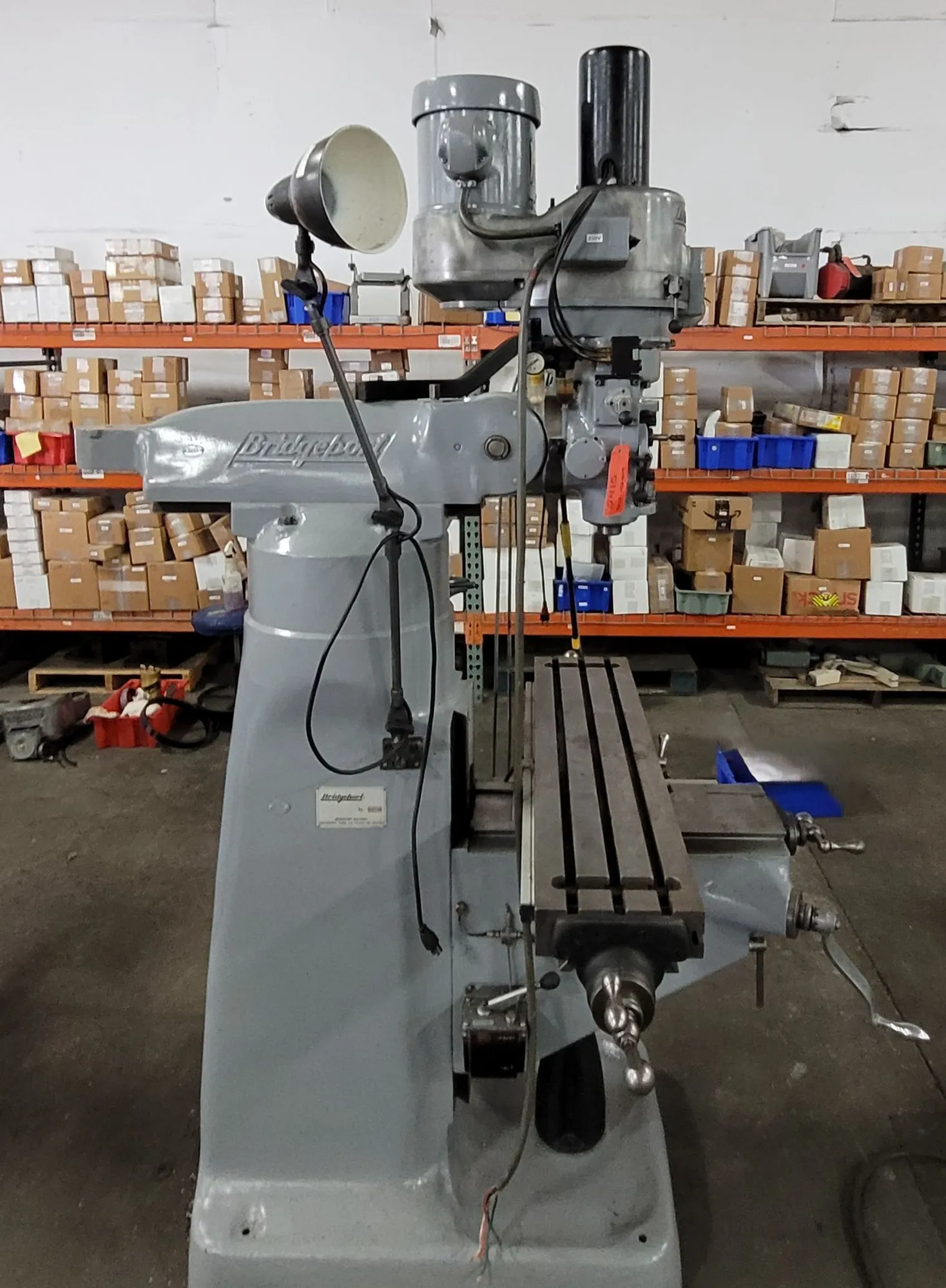 BRIDGEPORT SERIES 1 MILL 2HP 9"X42" TABLE R8 SPINDLE DRO 4200 RPM - VERTICAL MILLING MACHINES