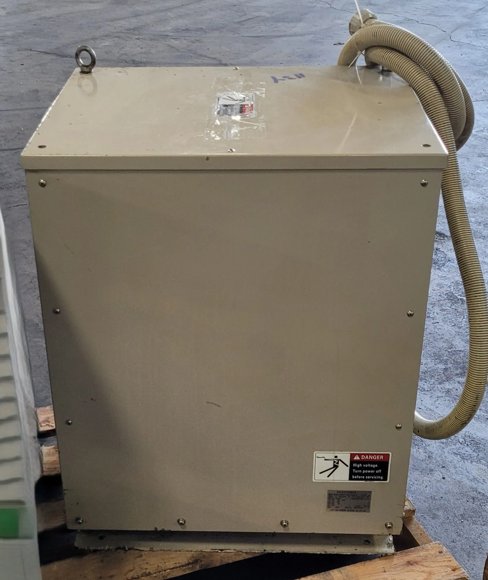 2019 NAGOYA 10.4 KVA DRY TRANSFORMER - 200V AC, 3 PHASE, 460-480V PRIMARY - DRY TRANSFORMERS