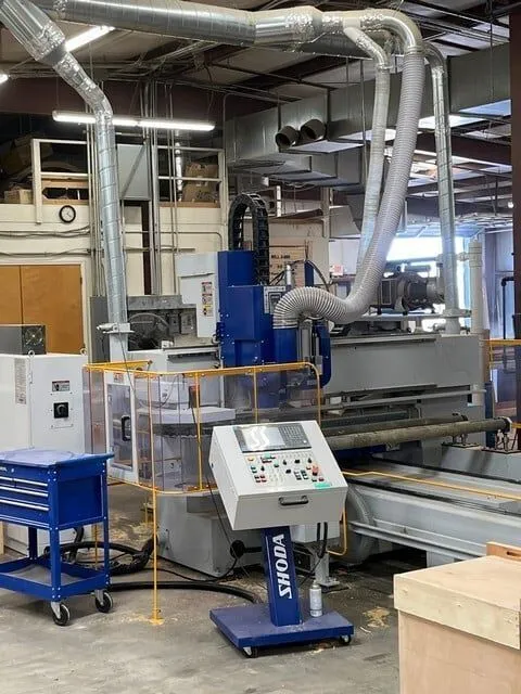 2022 Shoda NC-163SU CNC Router - 102.3X51.1" Table, 24000 RPM, 13.4 HP, FANUC 0I-MF Control, 3 Axes - CNC ROUTERS