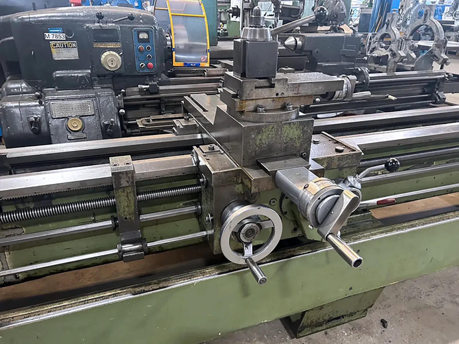 NARDINI SZ25160T GAP BED LATHE - 25" SWING, 160" CENTERS, 3.25" SPINDLE BORE, 1500 RPM, 12 HP - MANUAL LATHES