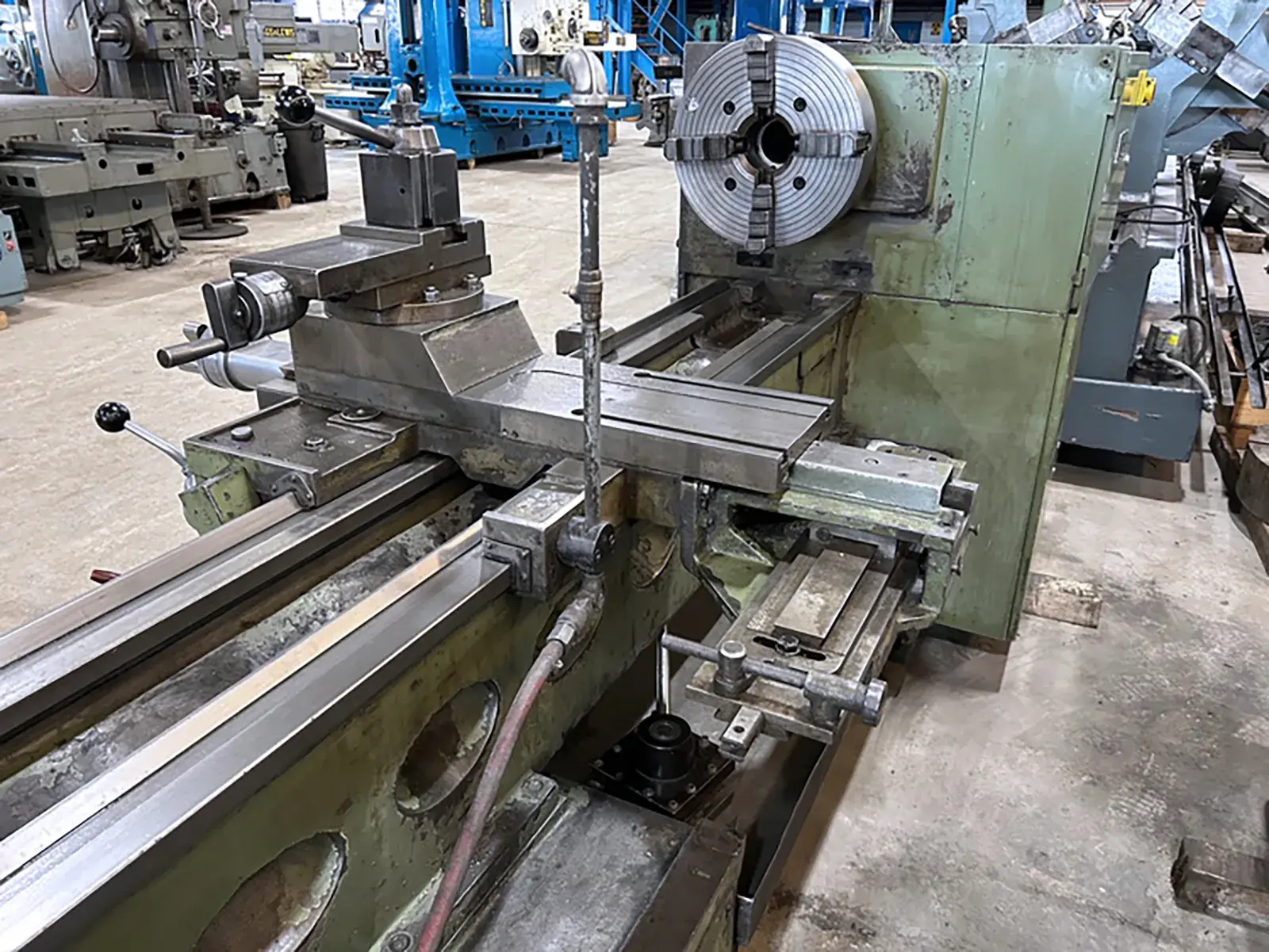 NARDINI SZ25160T GAP BED LATHE - 25" SWING, 160" CENTERS, 3.25" SPINDLE BORE, 1500 RPM, 12 HP - MANUAL LATHES