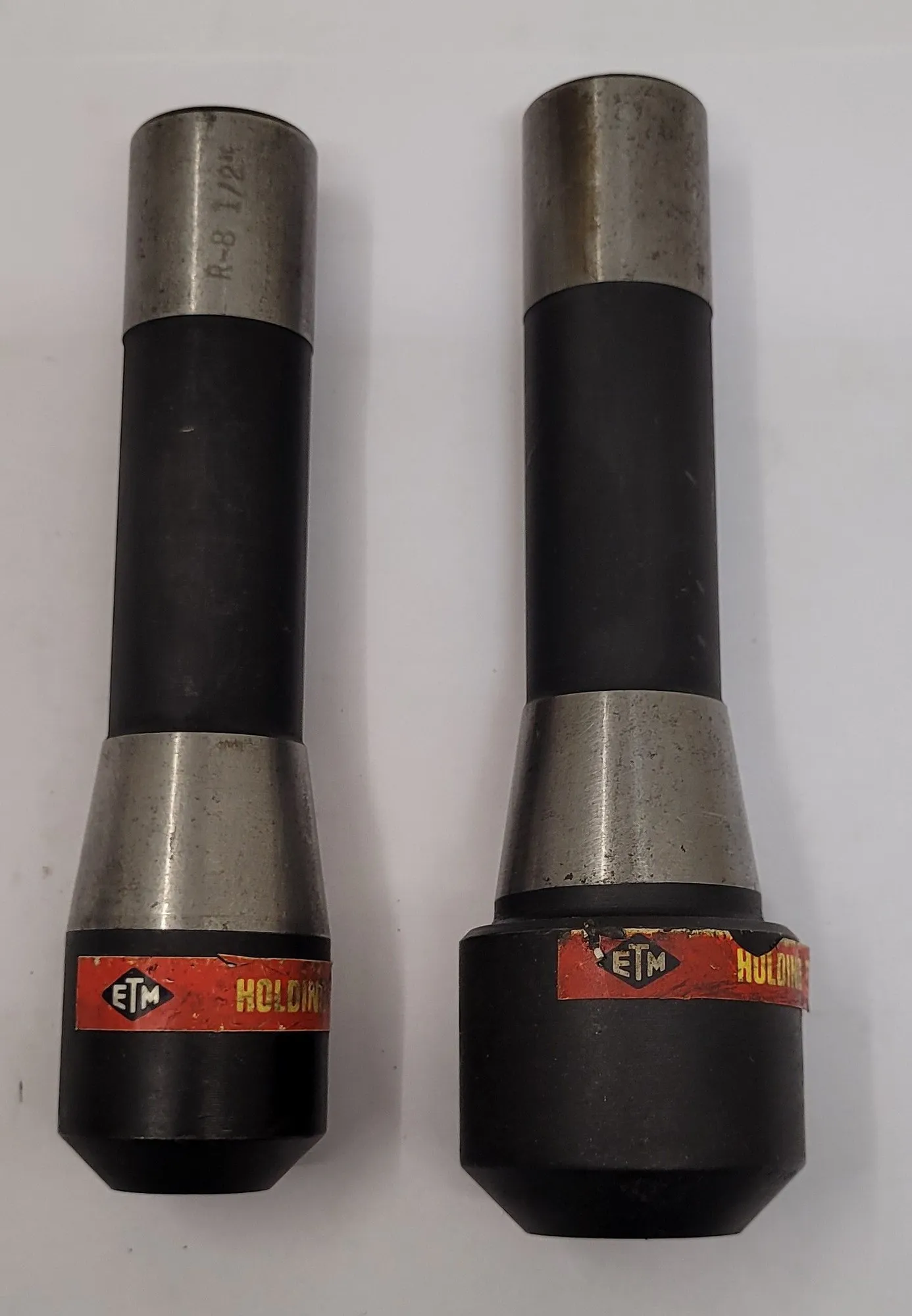 ETM R8 END MILL HOLDER SET OF 2 – 1/2IN – 5/8IN - MACHINING ACCESSORIES & TOOLING